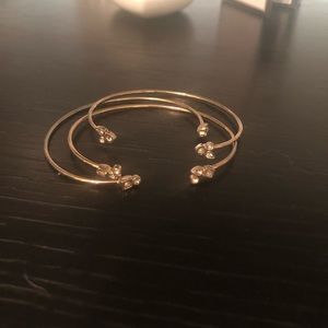 Gold bracelets